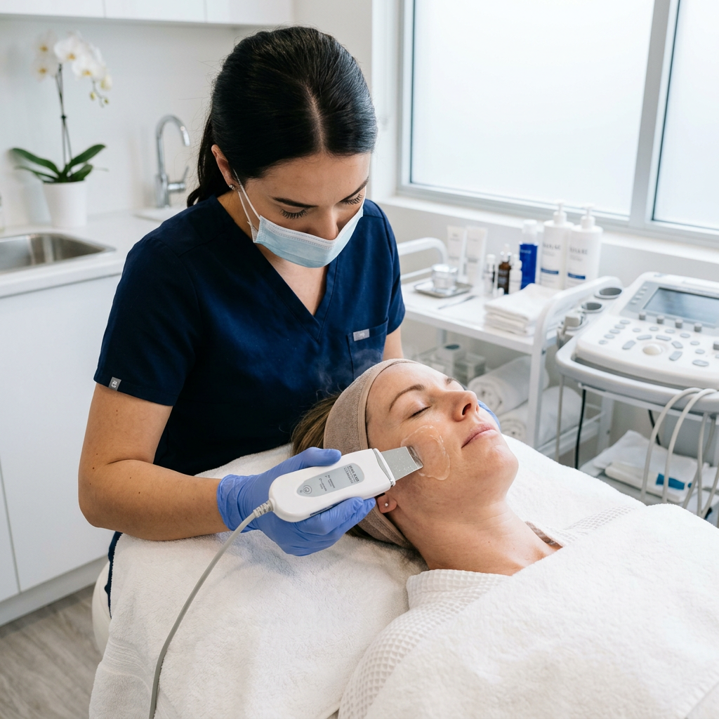 Ultrasonido facial